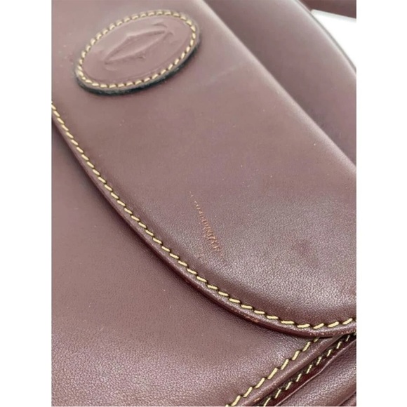 Cartier Brown Leather Crossbody Bag - Picture 8 of 9